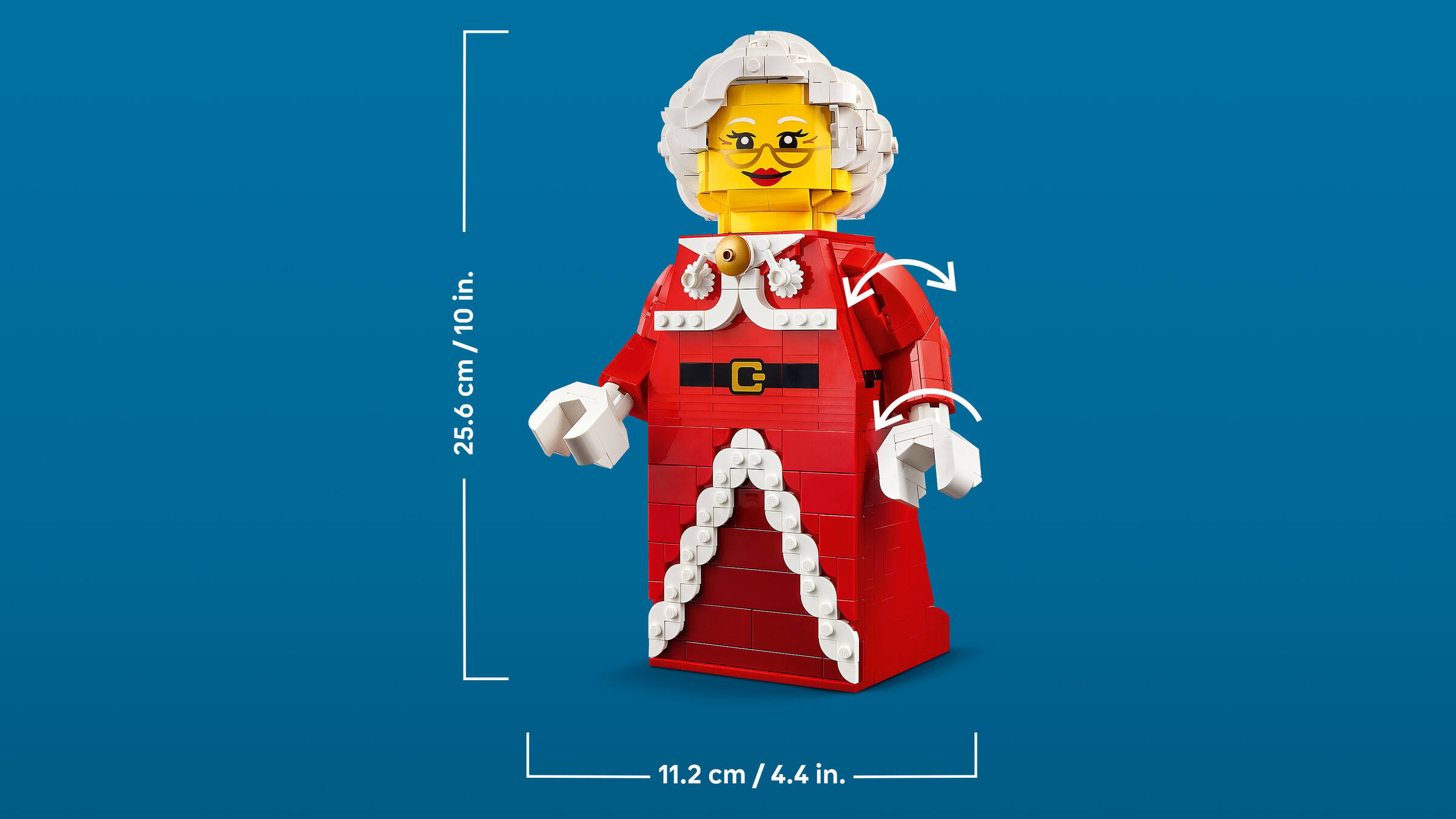 Up-Scaled Mrs. Claus Minifigure — 4