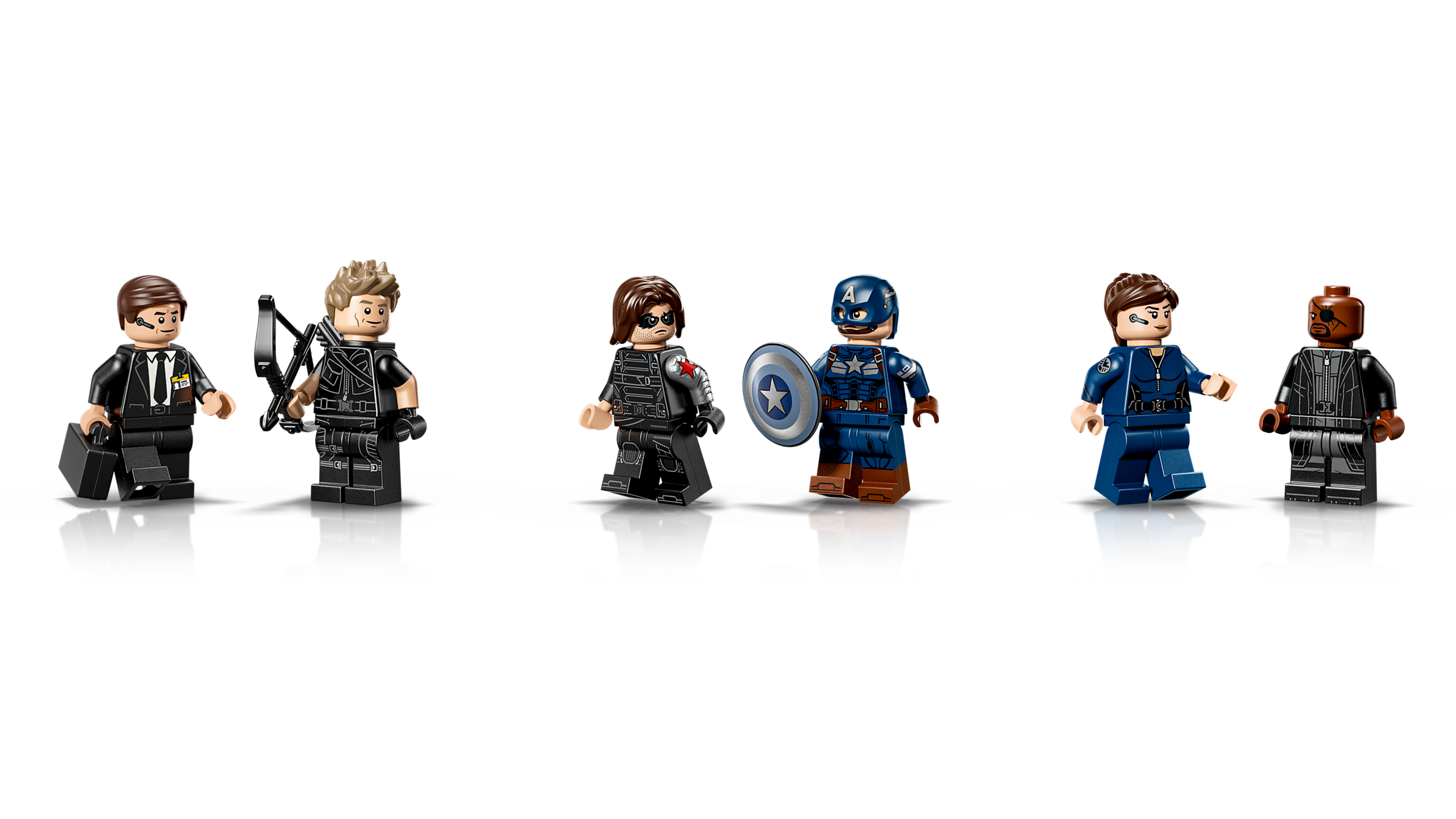 LEGO Marvel 76354 S.H.I.E.L.D. Helicarrier minifigures