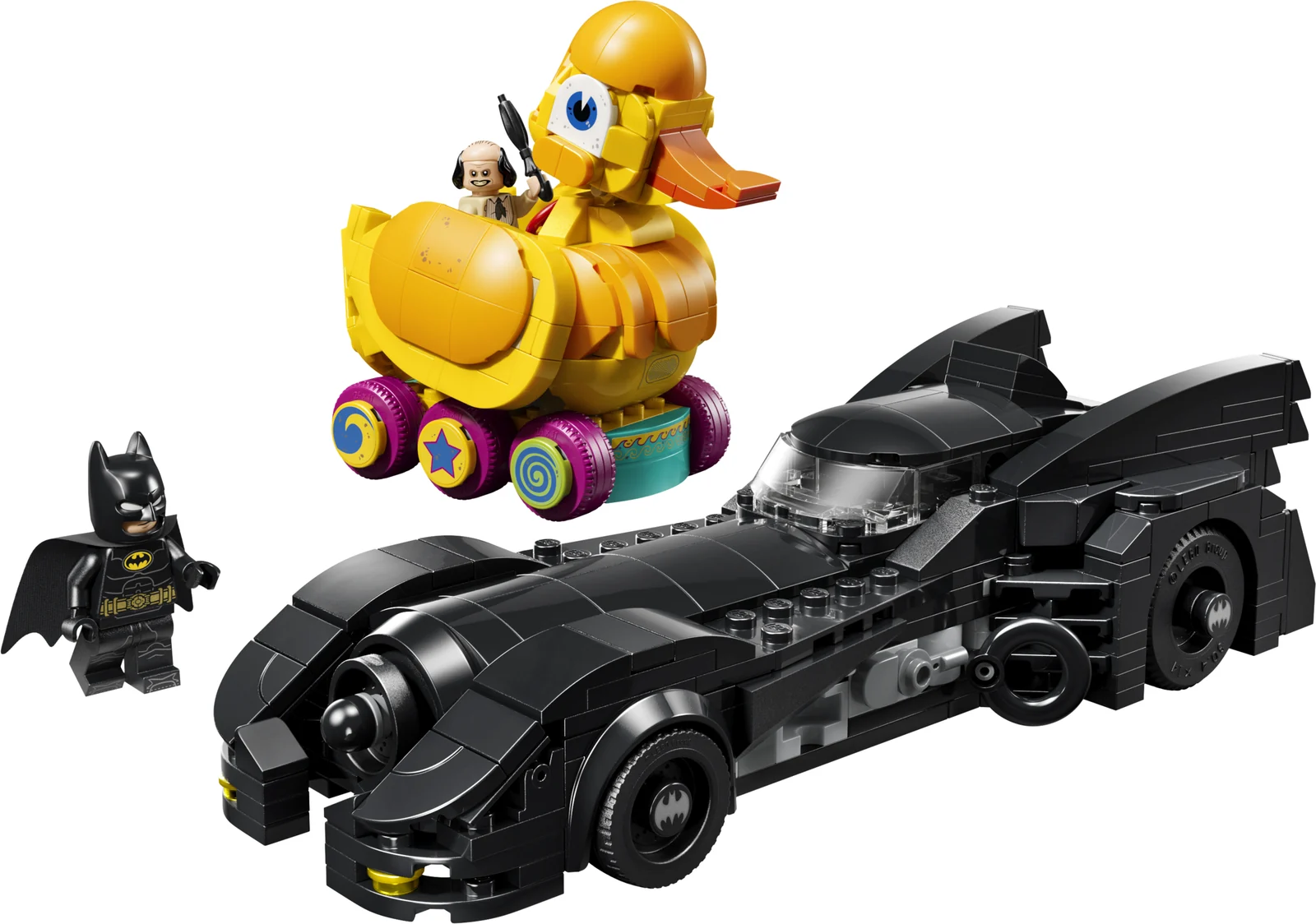 LEGO 67008 Batman Returns Batmobile and The Penguin's Duck with Batman minifigure