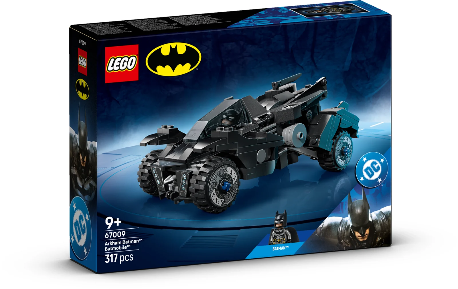 LEGO 67009 Arkham Batman Batmobile box